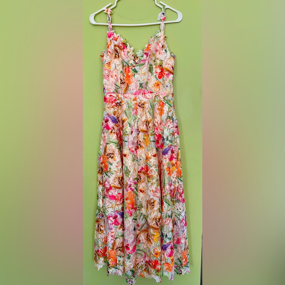 Floral Lace Maxi Dress